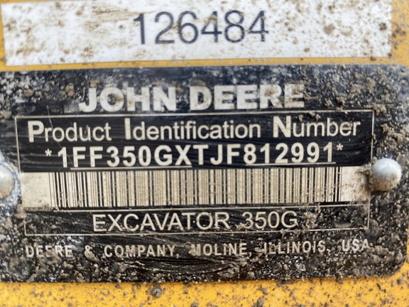 2018 John Deere 350G LC