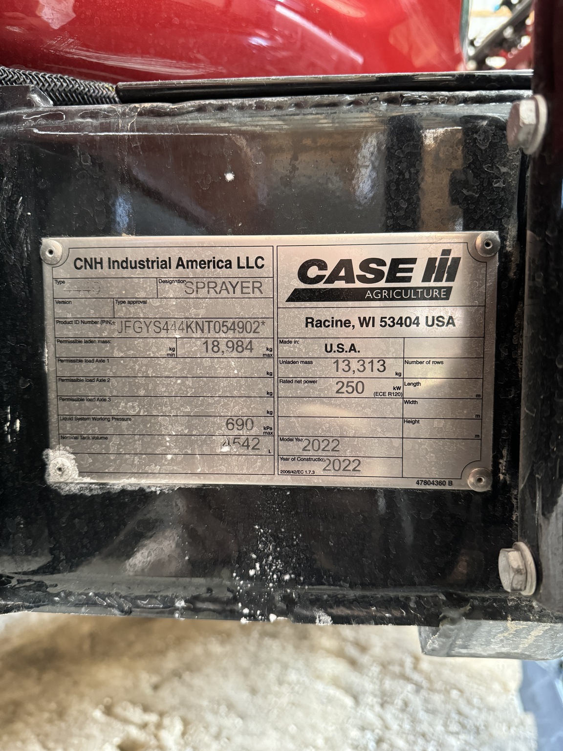 2022 Case IH Patriot 4440 Image 3