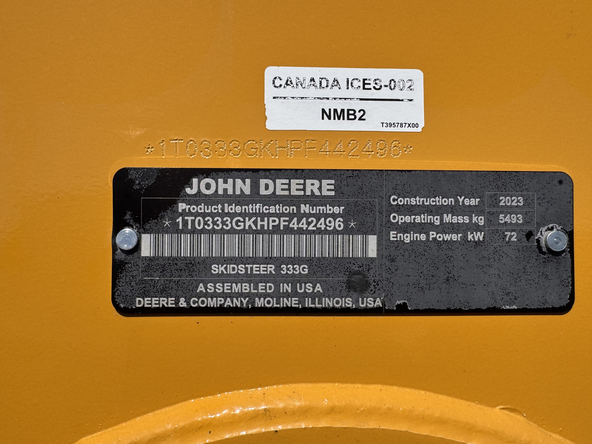 2023 John Deere 333G Image 17