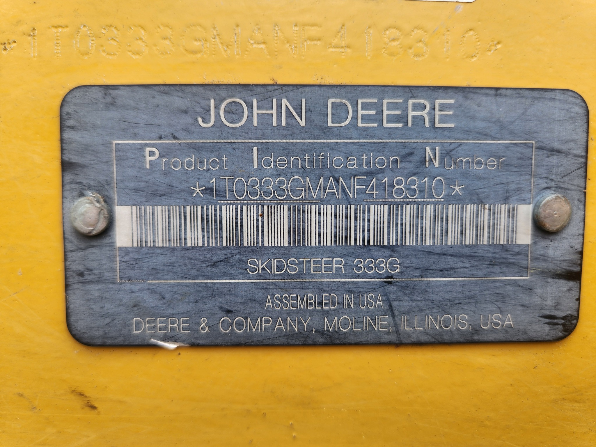 2022 John Deere 333G Image 24