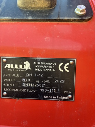 Photo of a 2025 Allu DH312TS