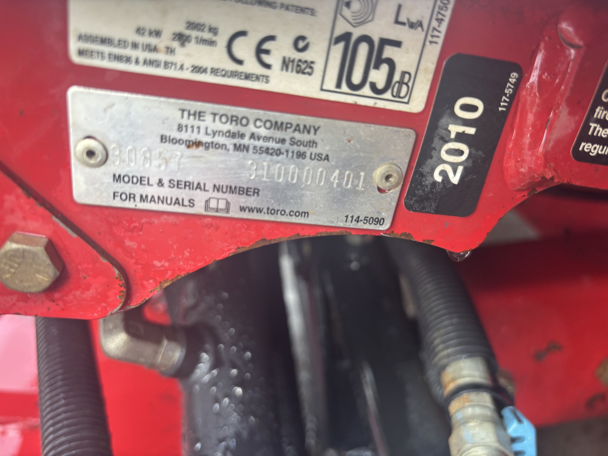 2010 Toro 4500-D Image 3