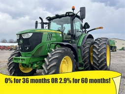 Tractor - Row Crop For Sale 2021 John Deere 6215R , 215 HP