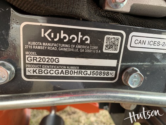 Photo of 2025 Kubota GR2020