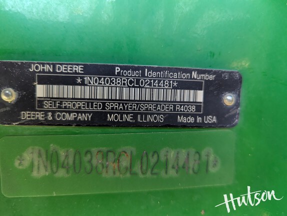 Photo of 2021 John Deere R4038