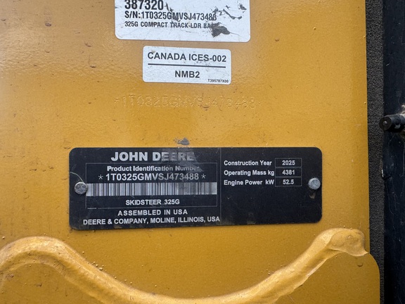 Photo of 2025 John Deere 325G