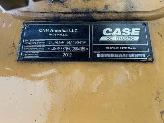 2012 Case 580SN