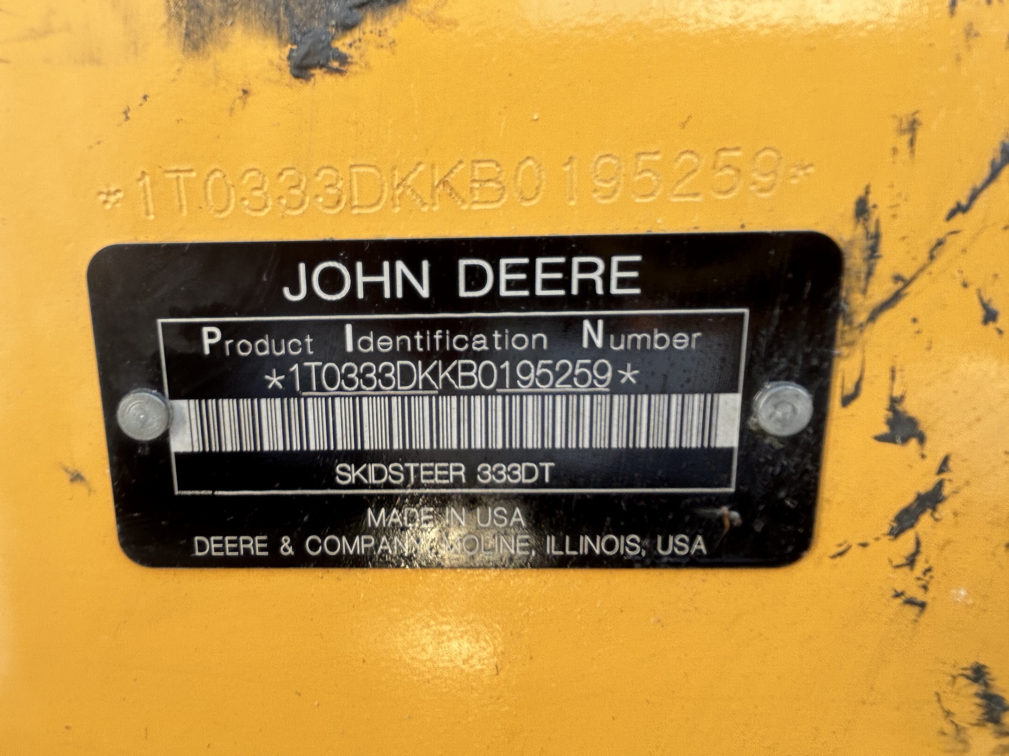 Used 2011 John Deere 333D Compact Track Loaders at Koenig Equipment in Oxford, OH - PhotoXL8