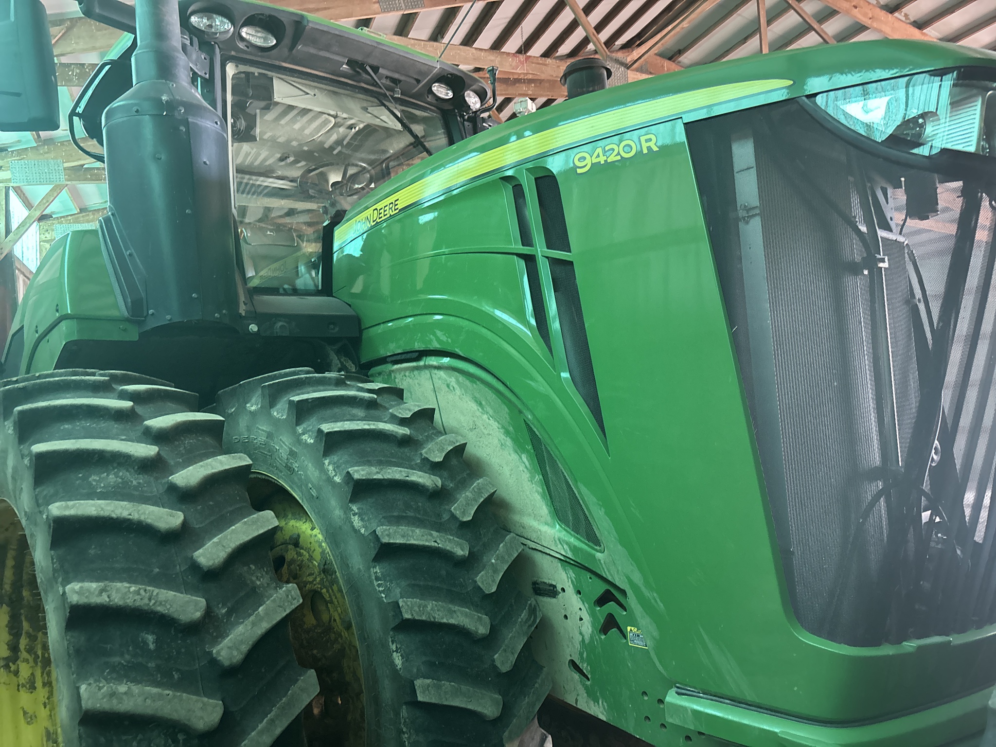 Used 2021 John Deere 9420R Articulated 4WD Tractors at Koenig Equipment in Oxford, OH - PhotoXL3