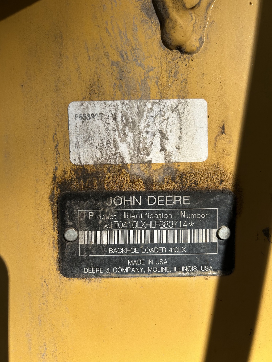 2020 John Deere 410L Image 2