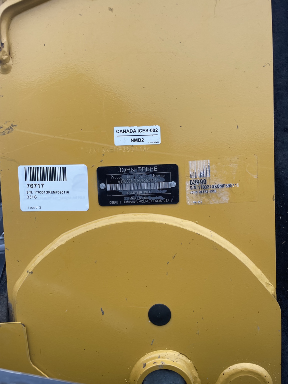 2021 John Deere 331G Image 5