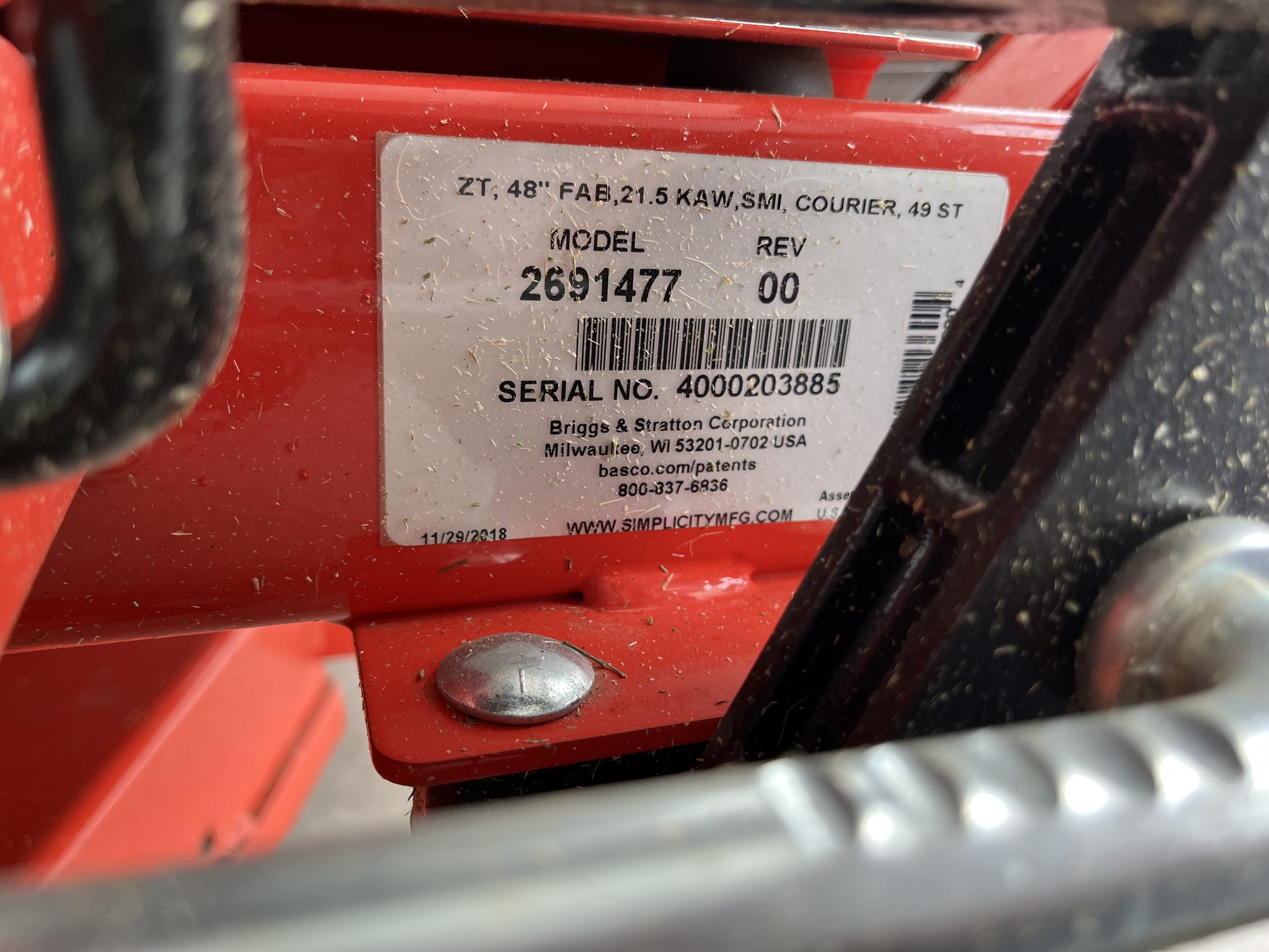 2018 Simplicity Courier 21.5/48 Image 33