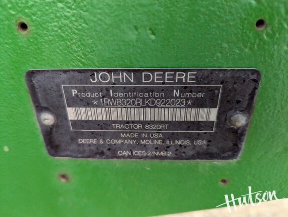 Photo of 2020 John Deere 8320RT