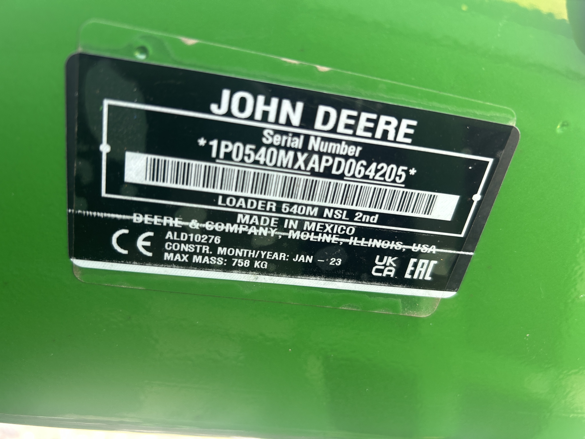  2023 John Deere 6105E at Heritage Tractor in Clinton, MO