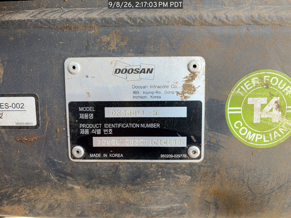 2019 Doosan DX300L
