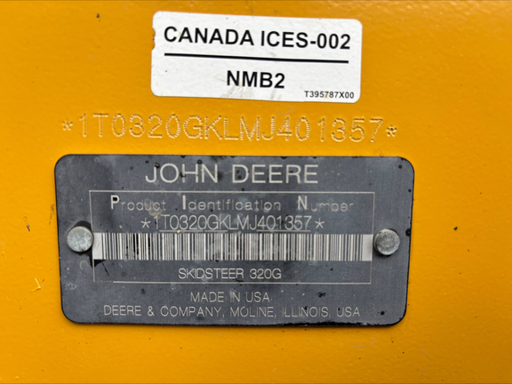 2021 John Deere 320G
