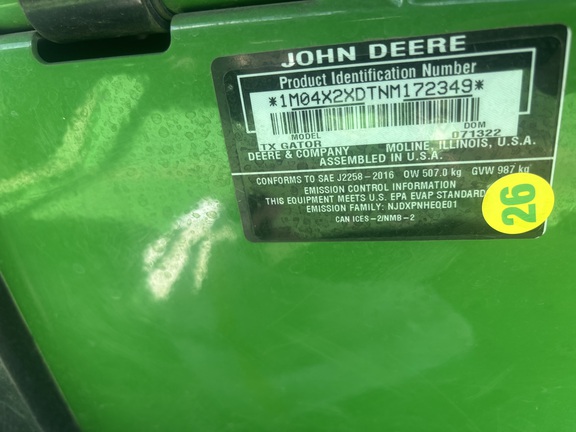 2022 John-Deere TX 4X2