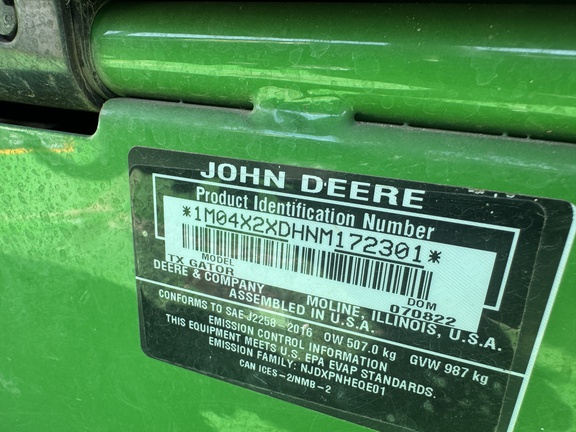 2022 John-Deere 4X2 GATOR