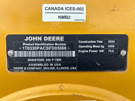 2025 John Deere 330P