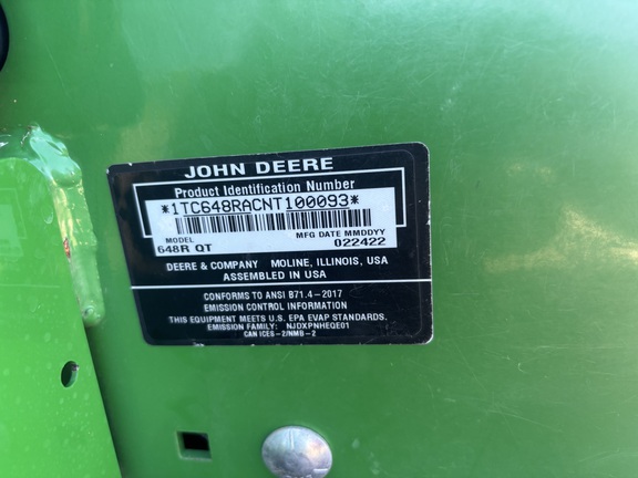 2022 John-Deere 648R