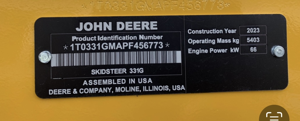 2023 John Deere 331G Image 2