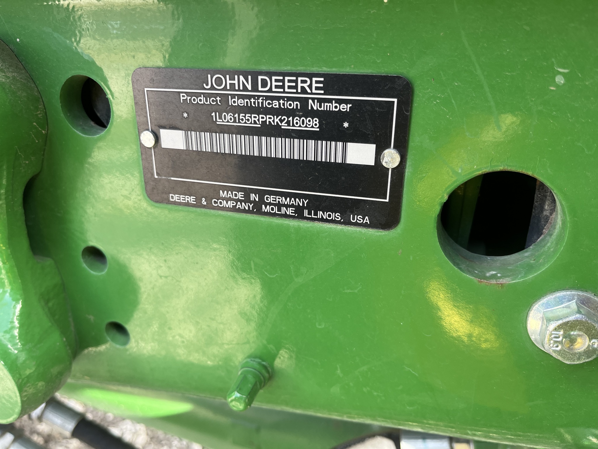  2024 John Deere 6R 155 at Heritage Tractor in Seneca, KS