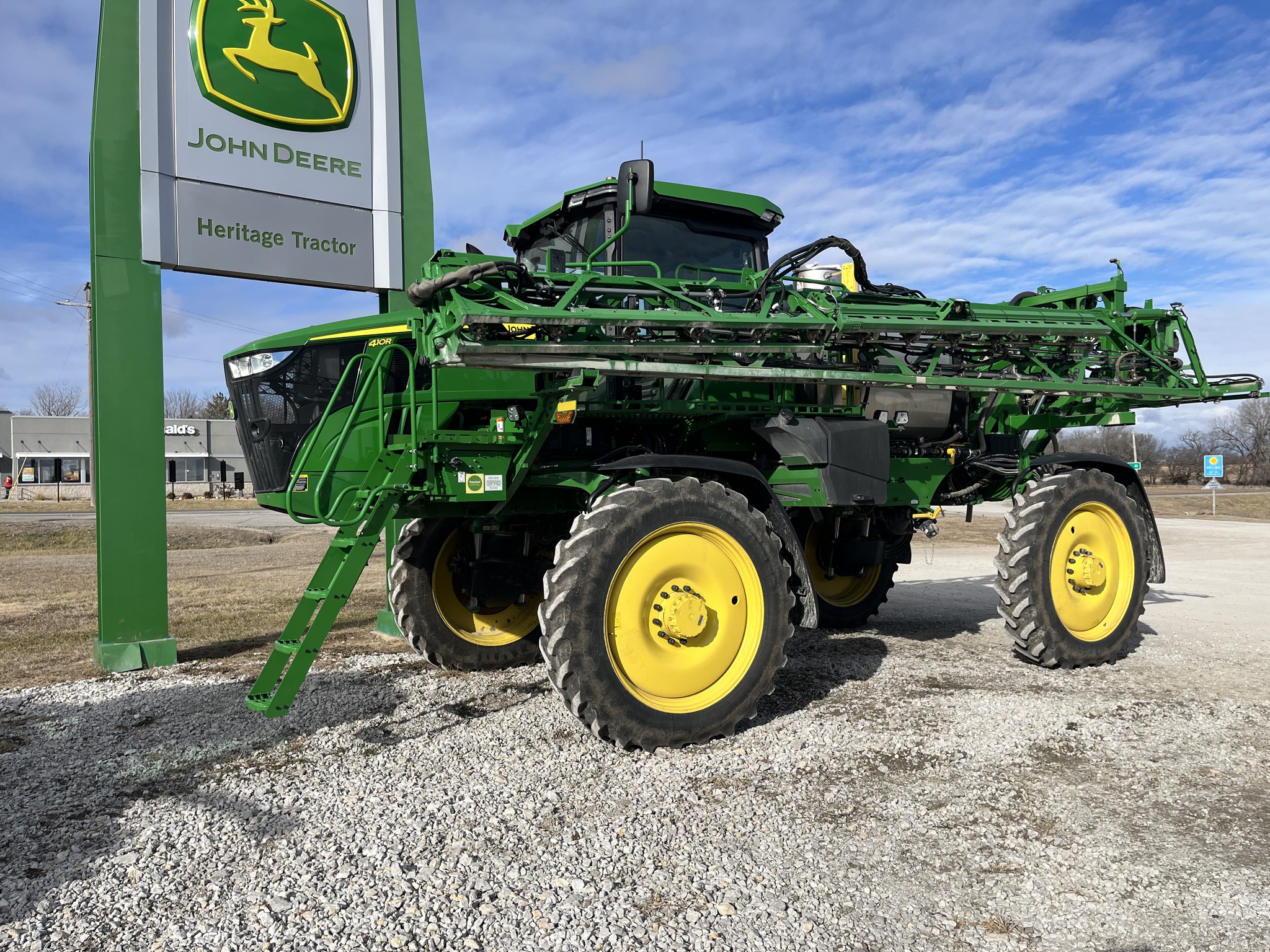  2025 John Deere 410R at Heritage Tractor in Seneca, KS