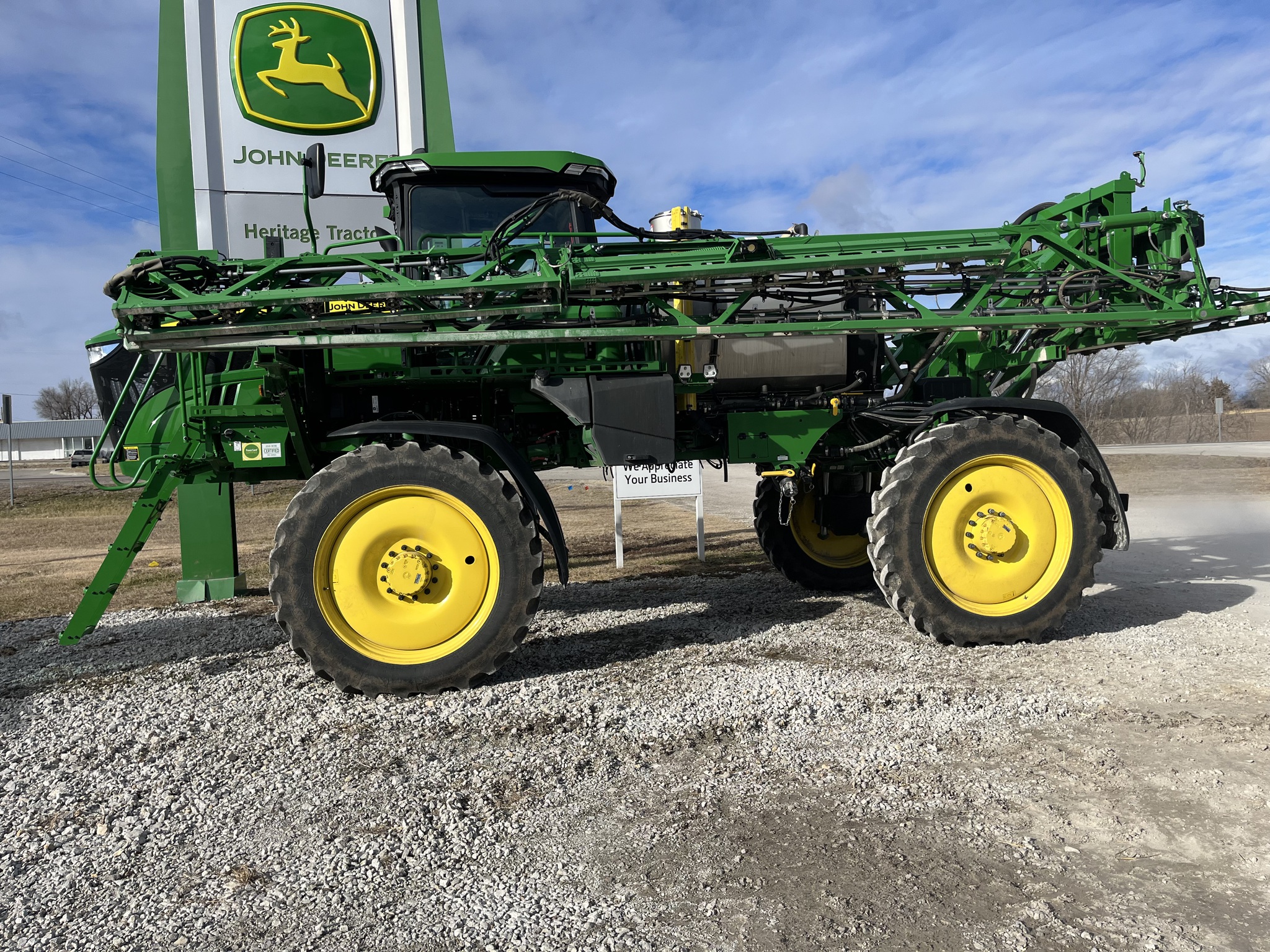  2025 John Deere 410R at Heritage Tractor in Seneca, KS