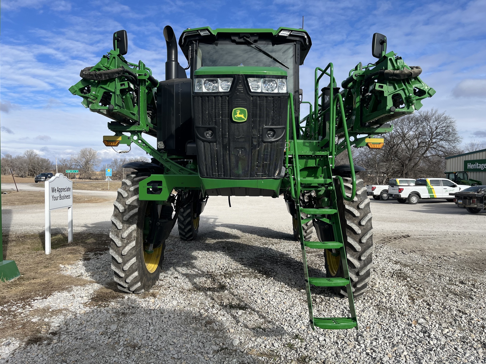  2025 John Deere 410R at Heritage Tractor in Seneca, KS