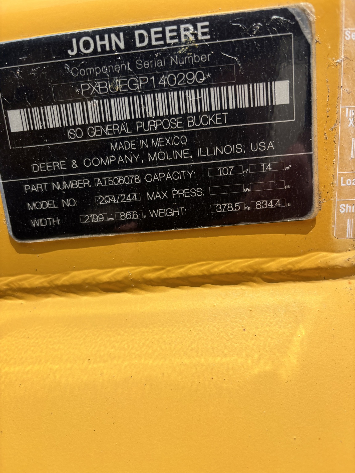  2024 John Deere BYT11582 at Heritage Tractor in Mendota, IL