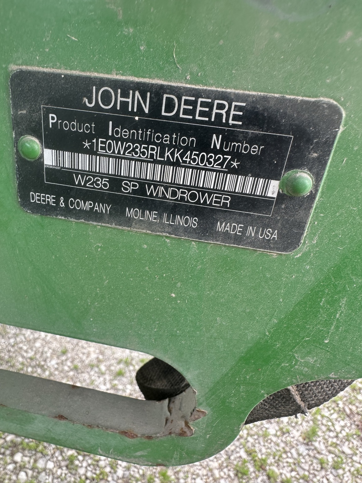 2019 John Deere W235 Image 9