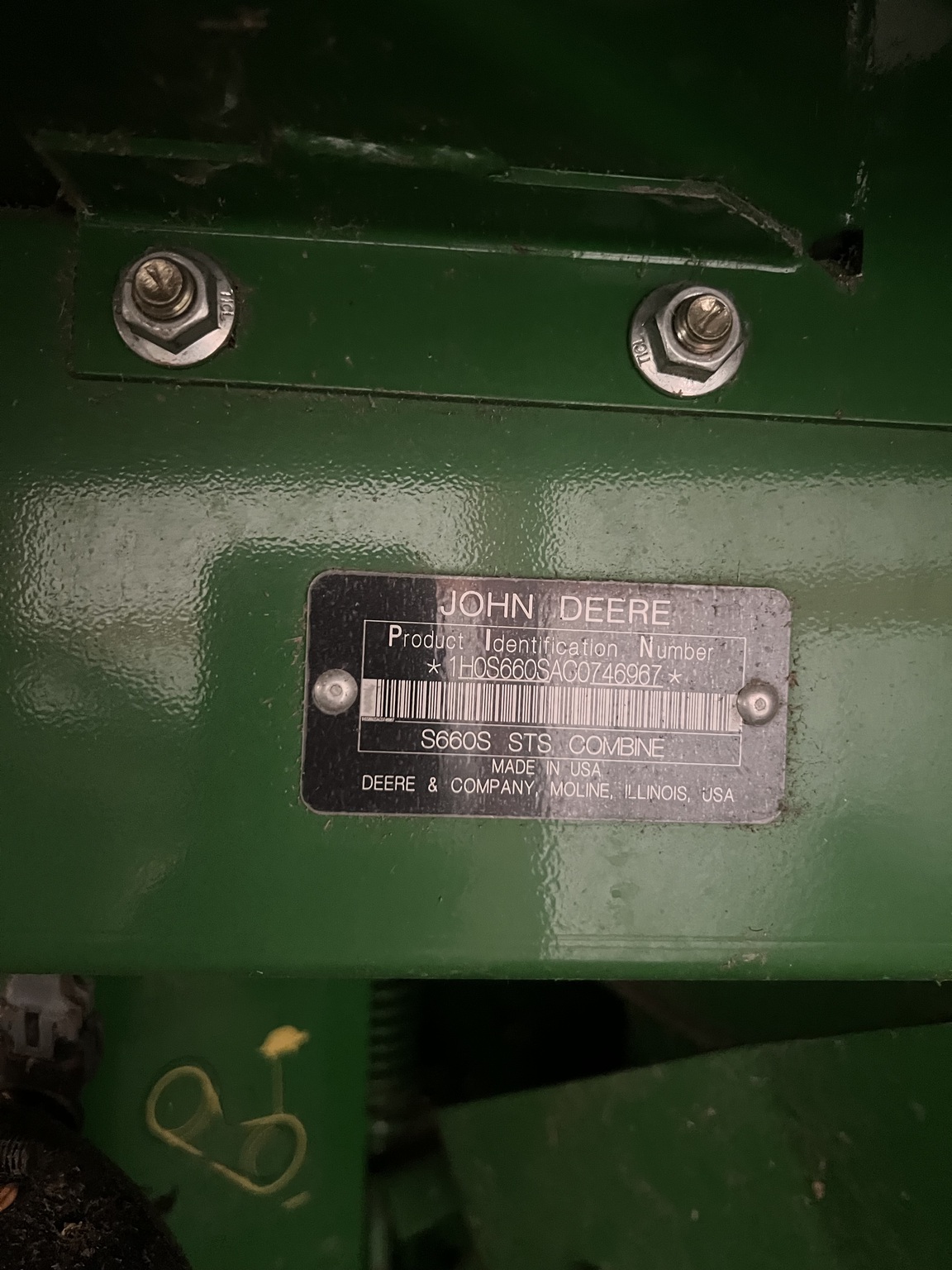 2012 John Deere S660 Image 5