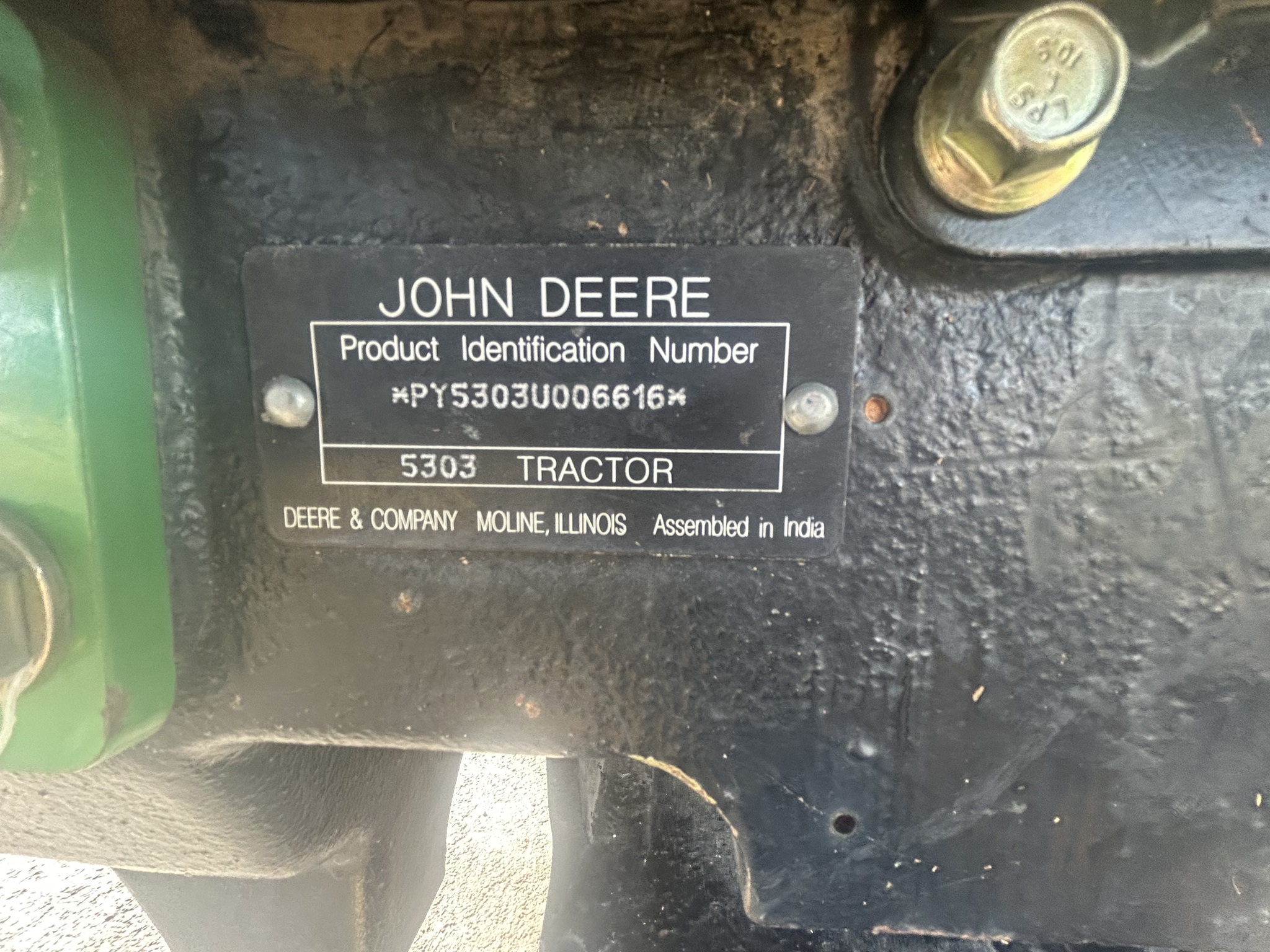  2006 John Deere 5303 at Heritage Tractor in Anderson, MO