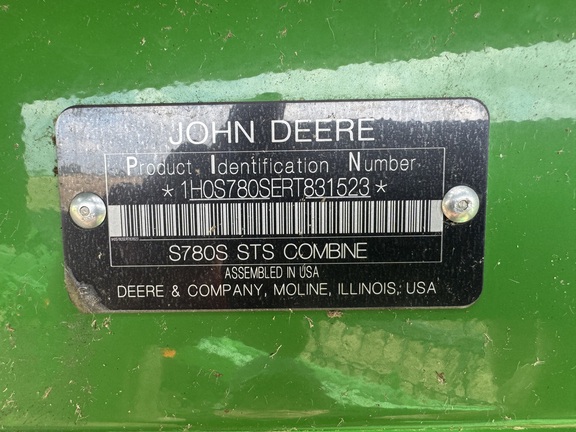 Photo of 2024 John Deere S780
