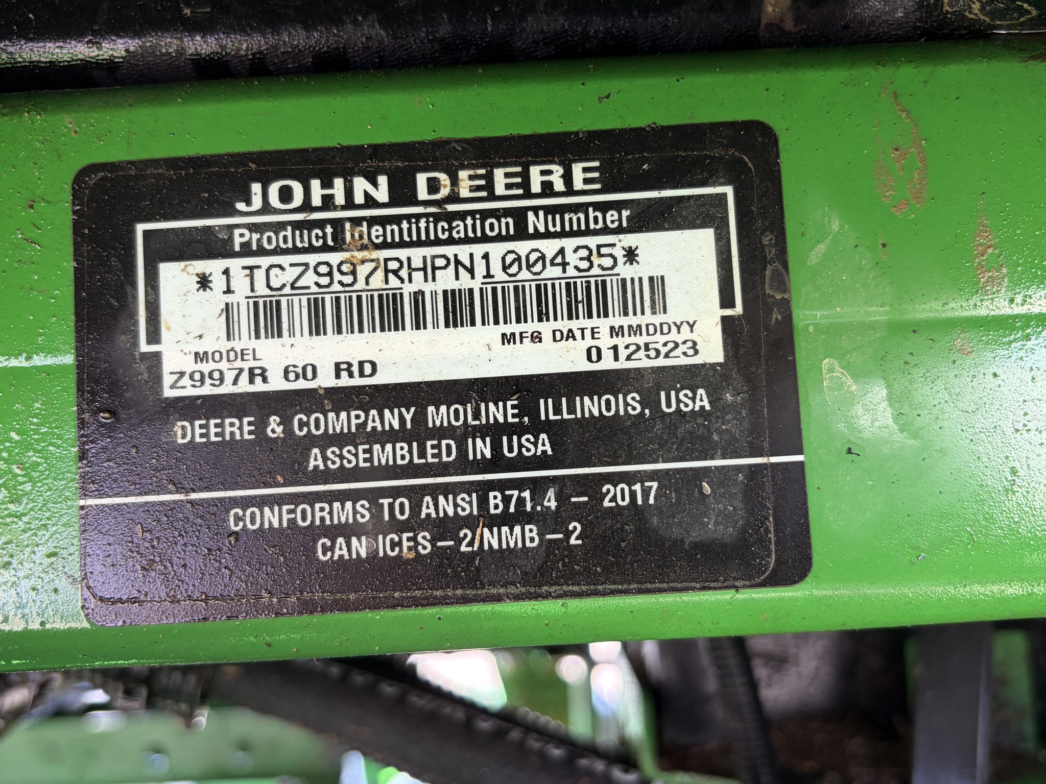 2023 John Deere Z997R Image 15