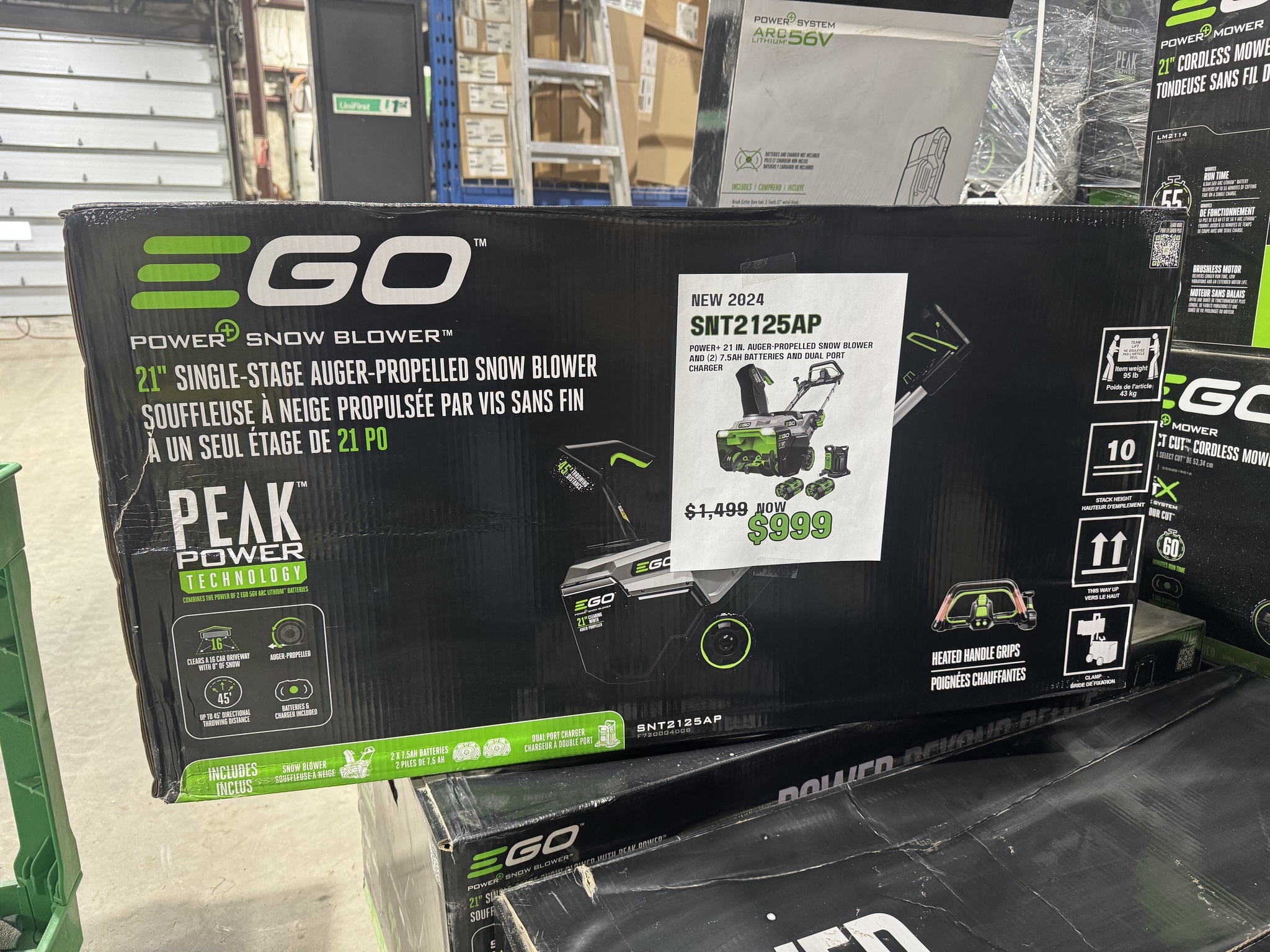 2024 EGO SNT2125 Image 1