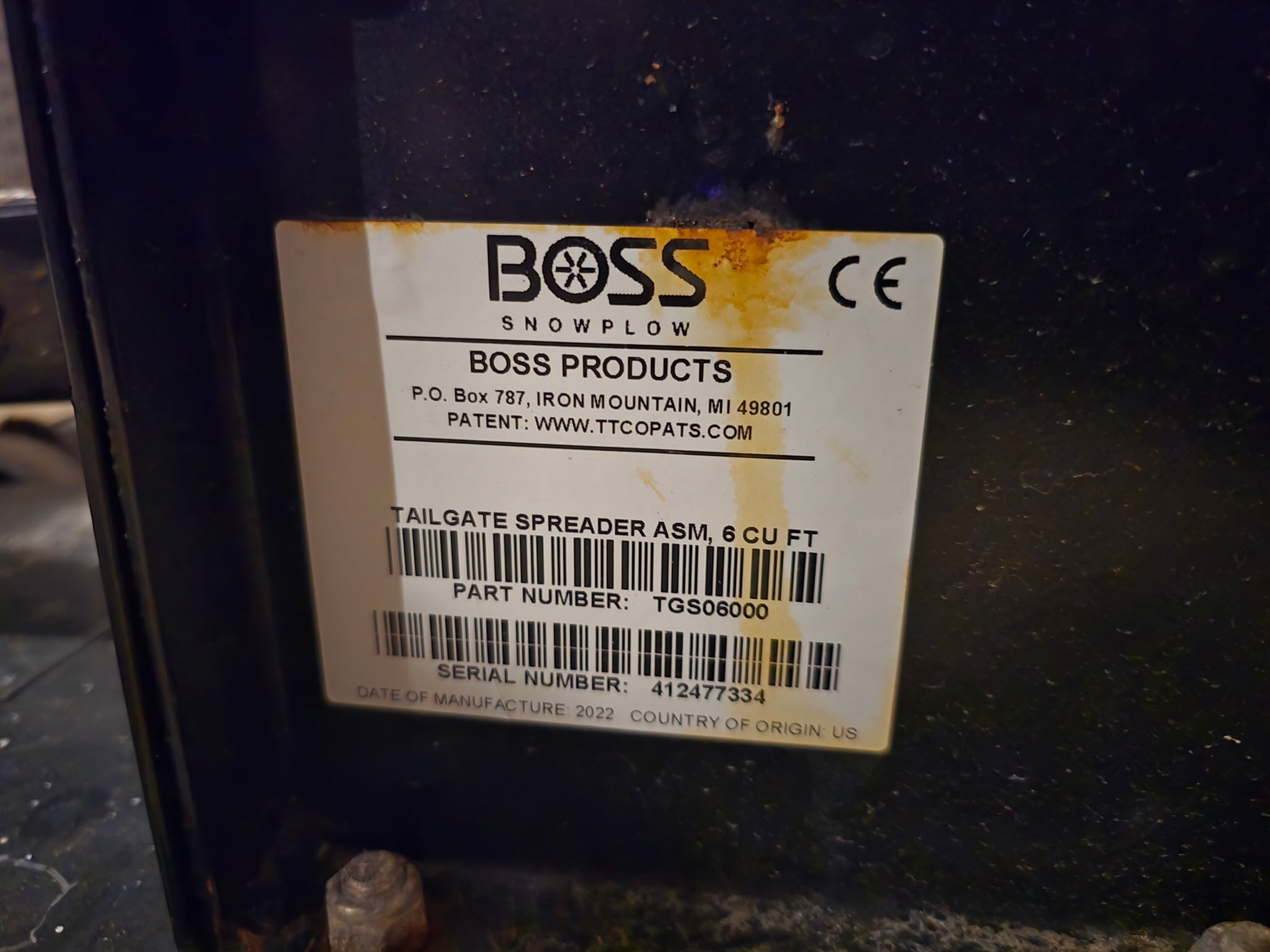 2022 Boss TGS 600 Image 6