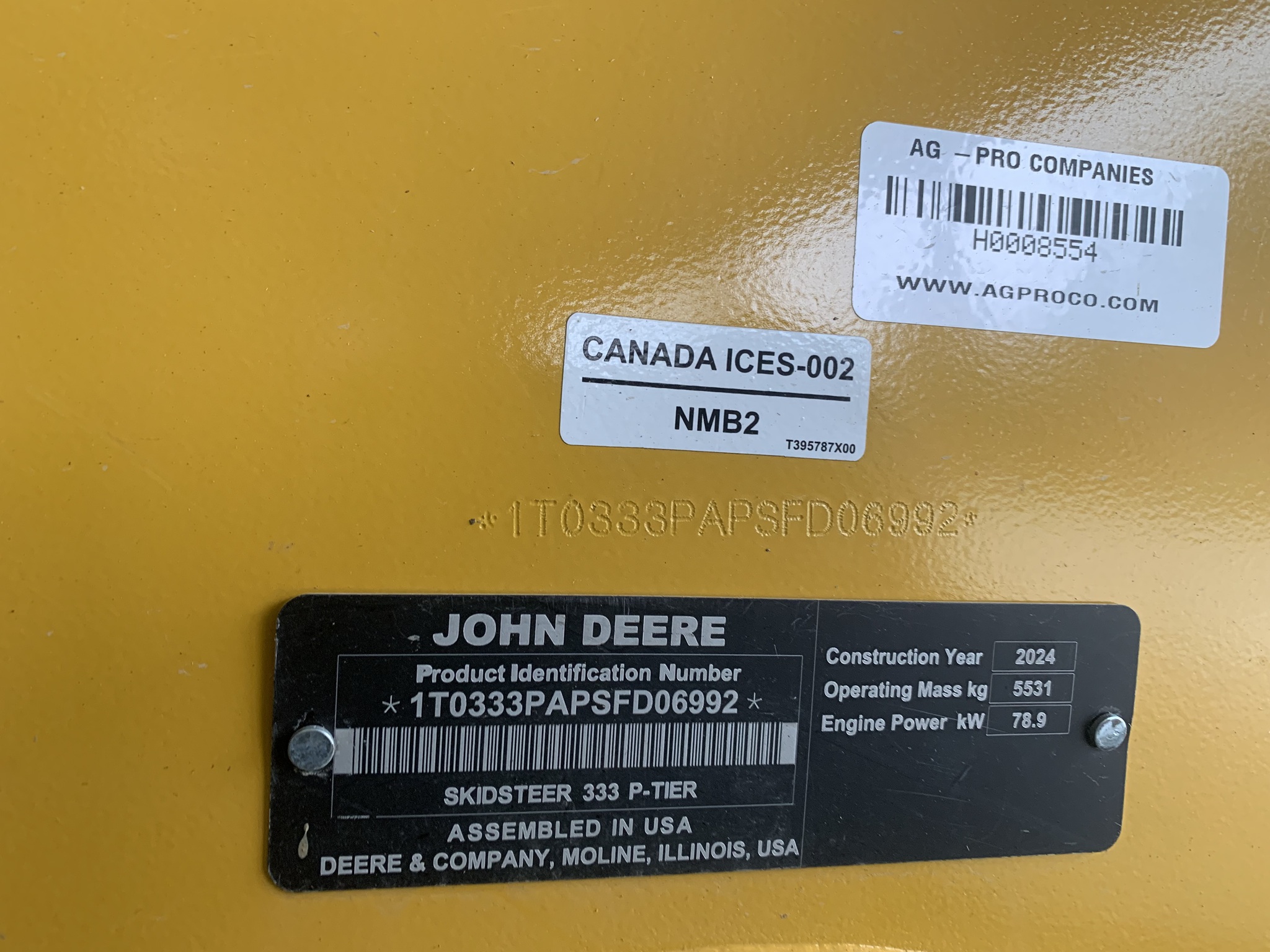 2024 John Deere 333 P Image 11