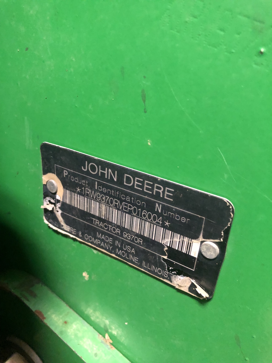 2015 John Deere 9370R Image 7