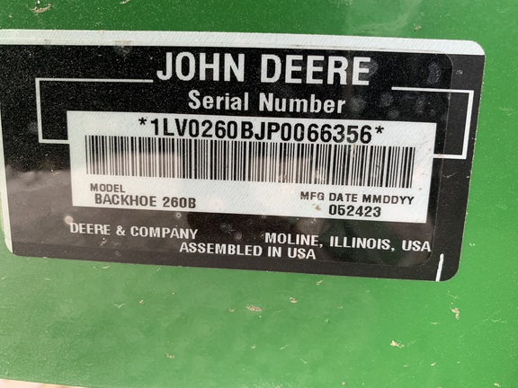 Photo of 2023 John Deere 260B Backhoe