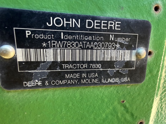Photo of 2010 John Deere 7830