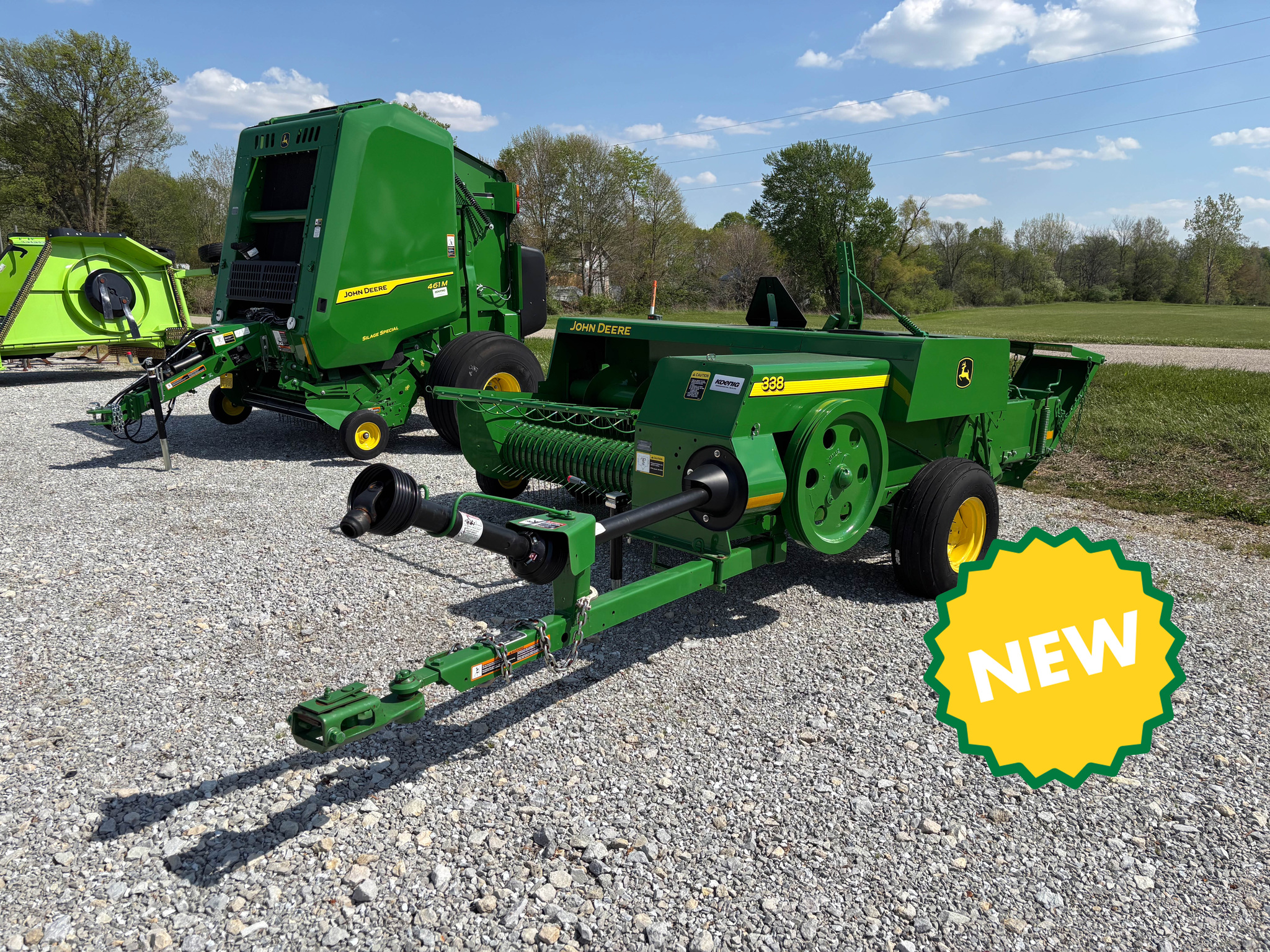 Used 2023 John Deere 338 Square Balers at Koenig Equipment in Richmond, IN - PhotoXL0