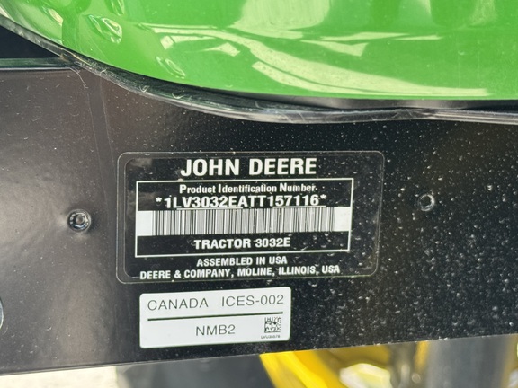 2026 John Deere 3032E