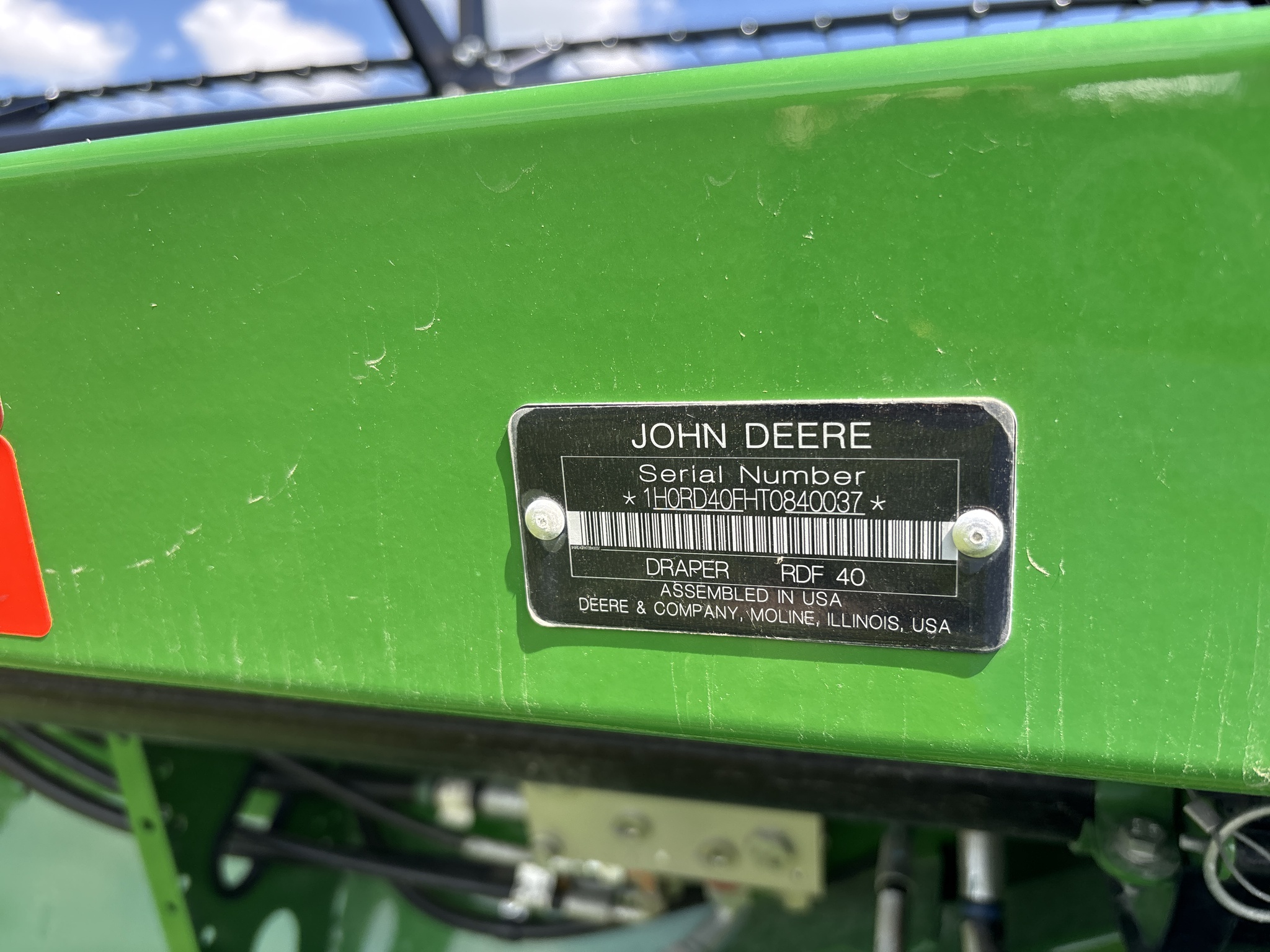 Used 2026 John Deere RDF 40 Combine Platforms at Koenig Equipment in Urbana, OH - PhotoXL10