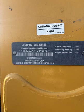 2023 John-Deere 325G