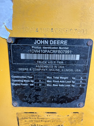 2024 John Deere 410 P