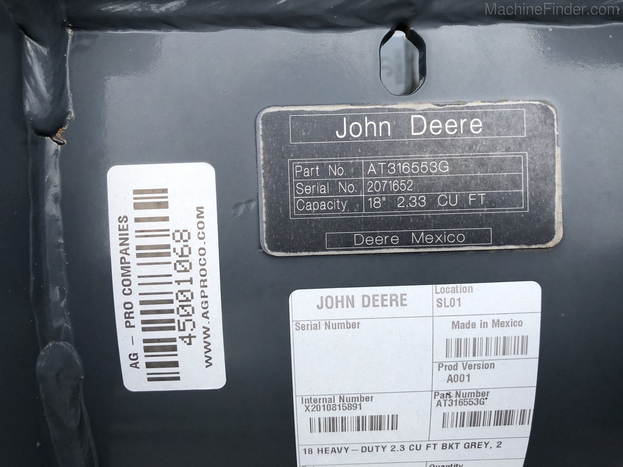 2020 John Deere AT316553G Image 2