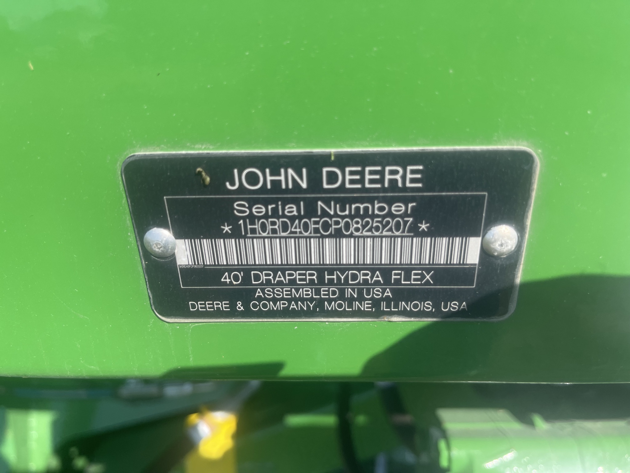  2023 John Deere RD40F at Heritage Tractor in Monmouth, IL