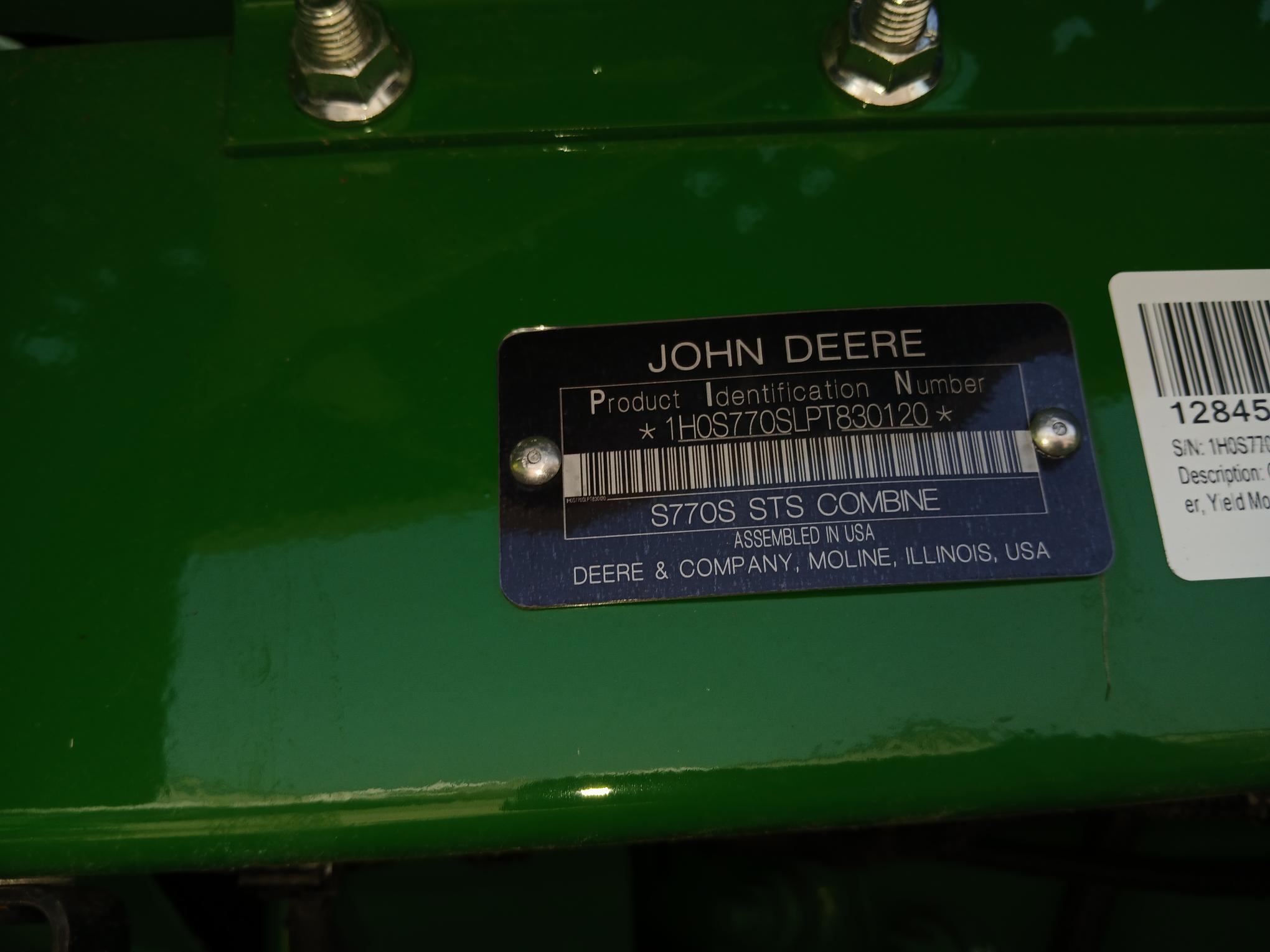 2024 John Deere S770 Image 16