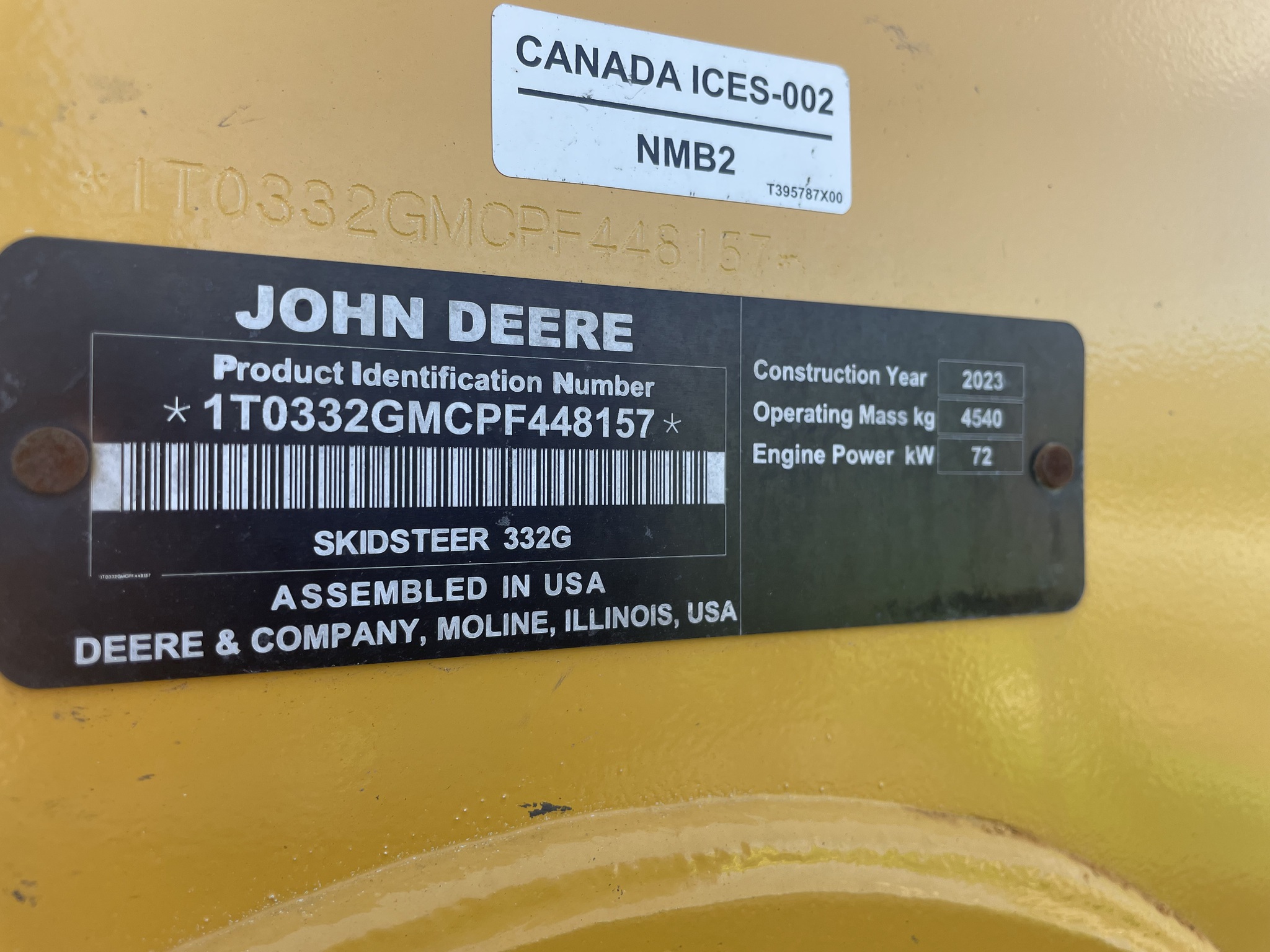 2023 John Deere 332G Image 23